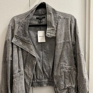 Forever21 Corduroy Bomber Jacket